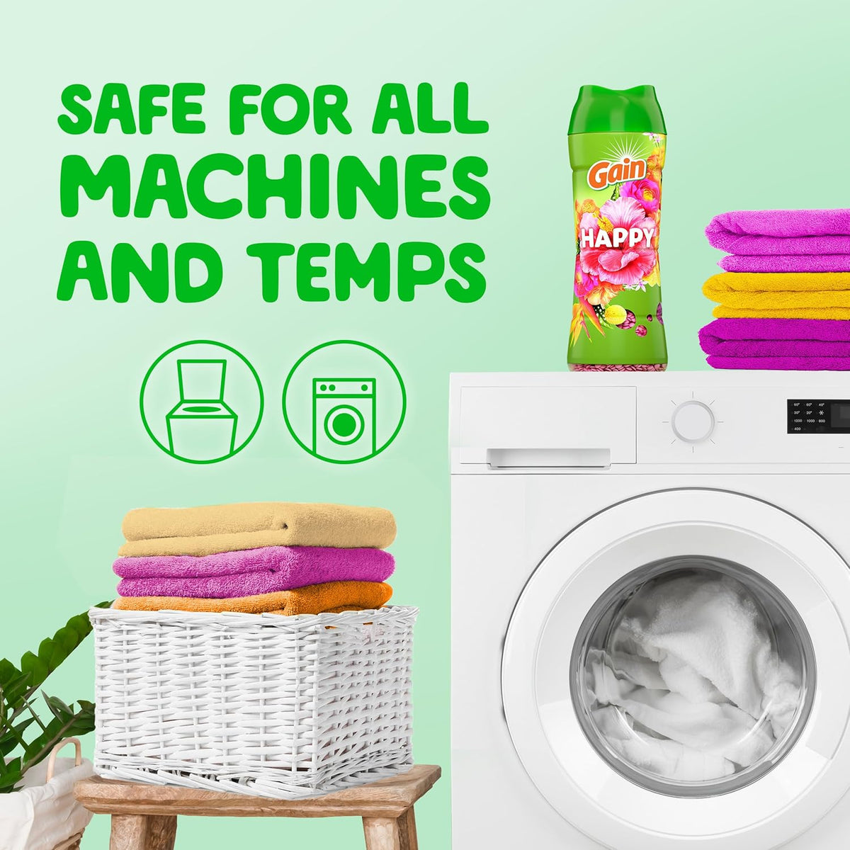 universal compatibility with all washing machines and water types (he, standard, hot, cold)