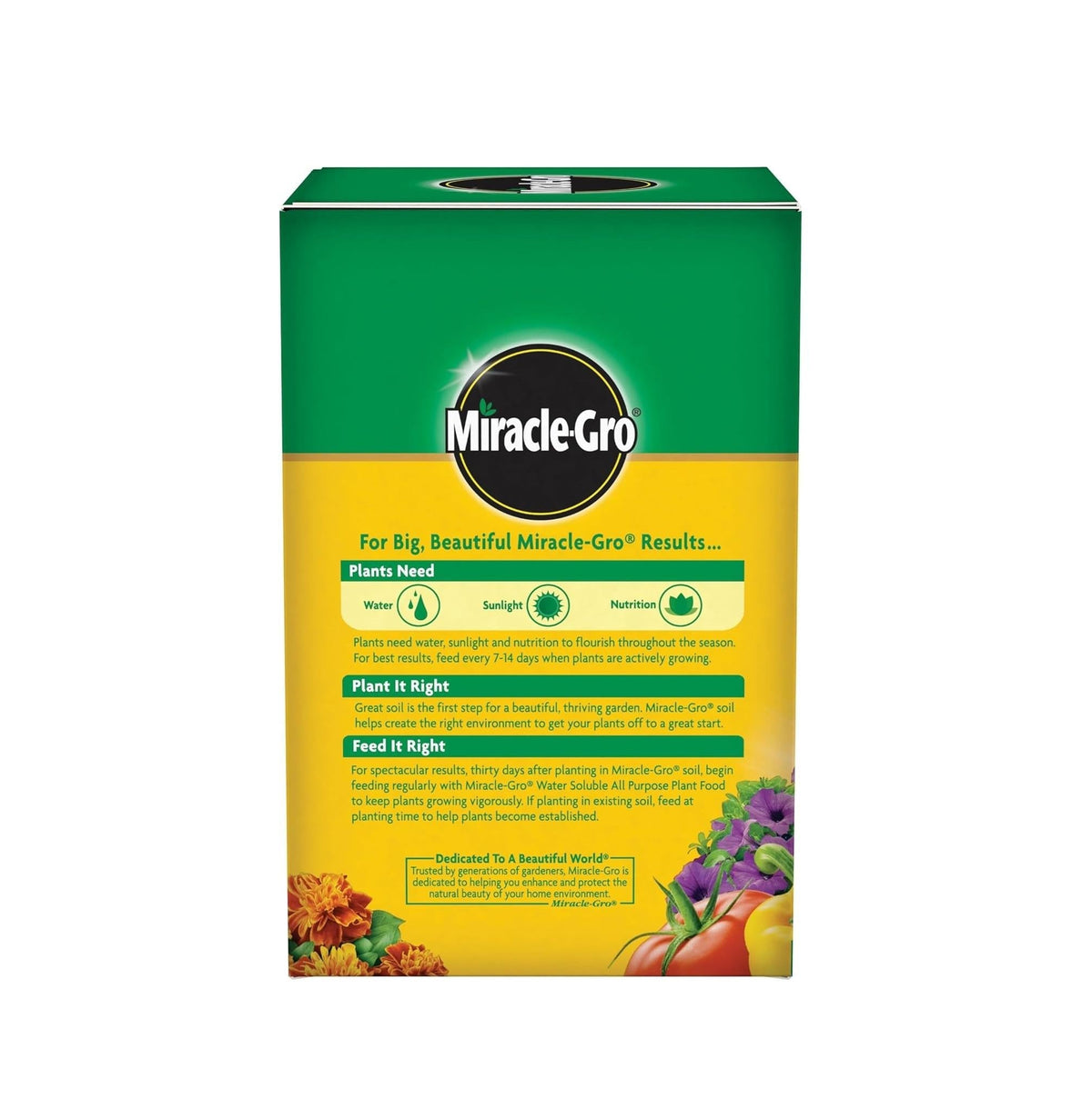 universal compatibility with the miracle-gro garden feeder or any standard watering can