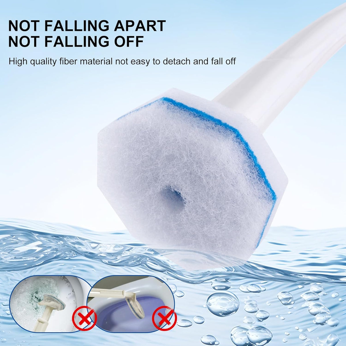 universal fit compatible with most clorox-style toilet wands on the market