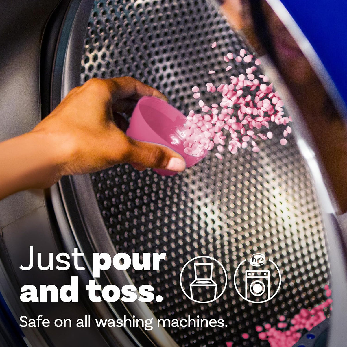 universal washing machine compatibility (standard and he)