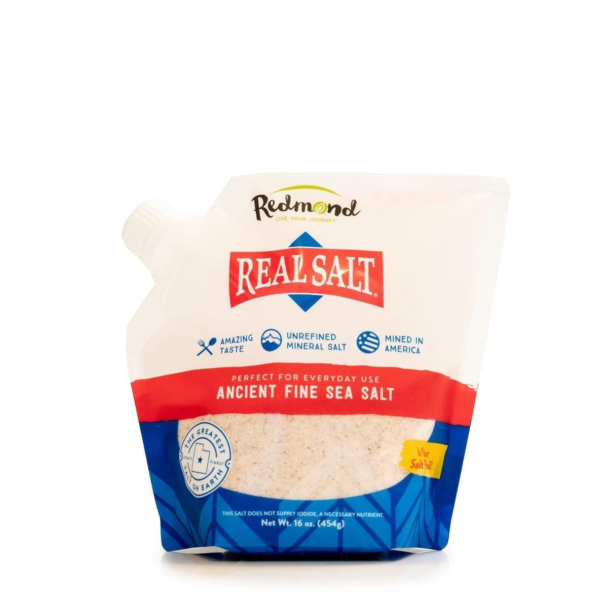 unrefined ancient sea salt in fine powder/granular form for versatile cooking and finishing