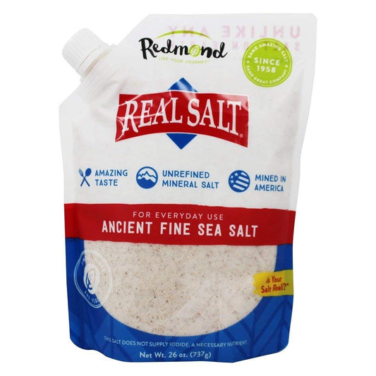 unrefined ancient sea salt with natural trace minerals and no additives
