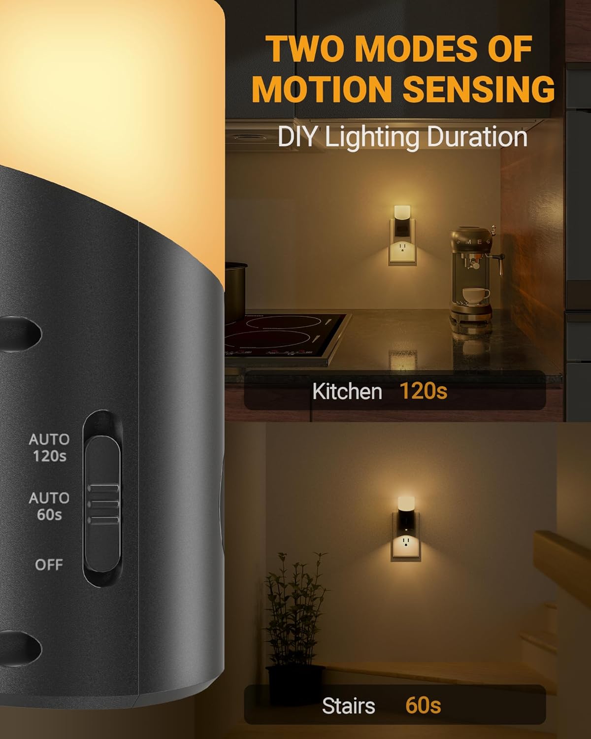 up-and-down dual light output design that minimizes direct glare to the eyes