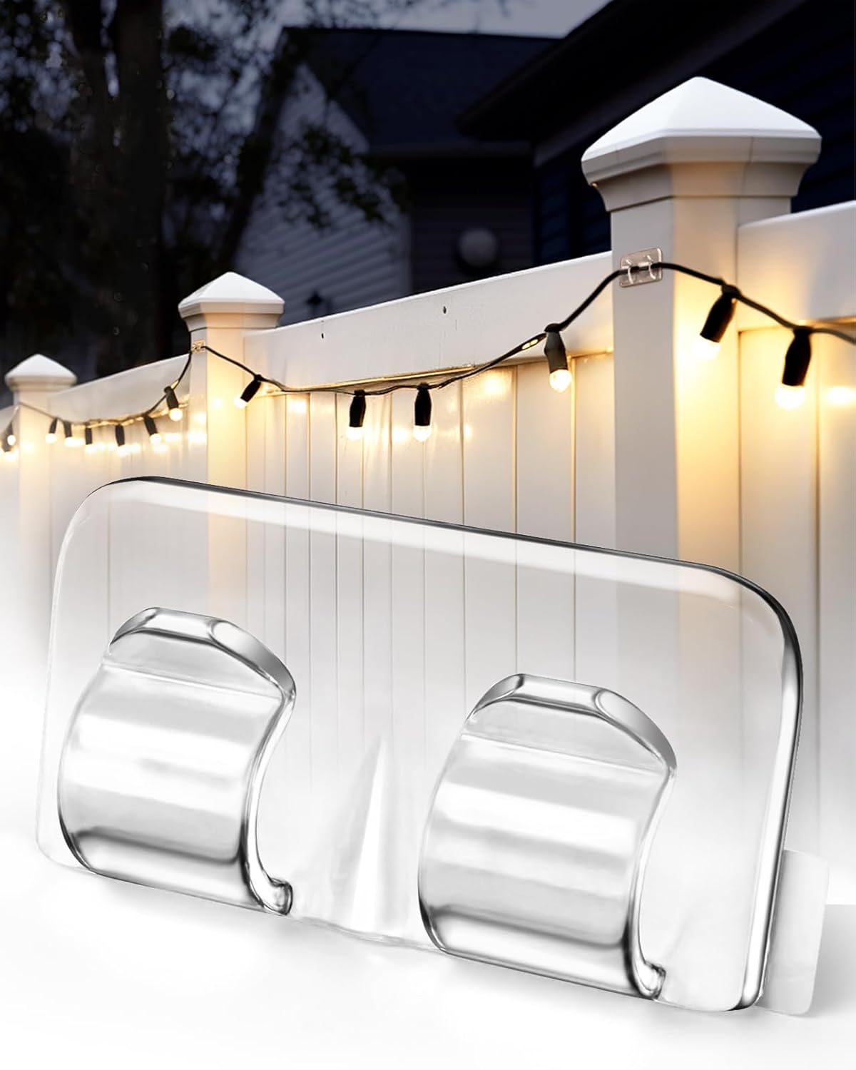 upgraded waterproof high-tack adhesive strips (tool-free mounting)