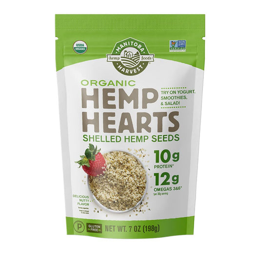 usda certified organic and non-gmo project verified shelled hemp seeds