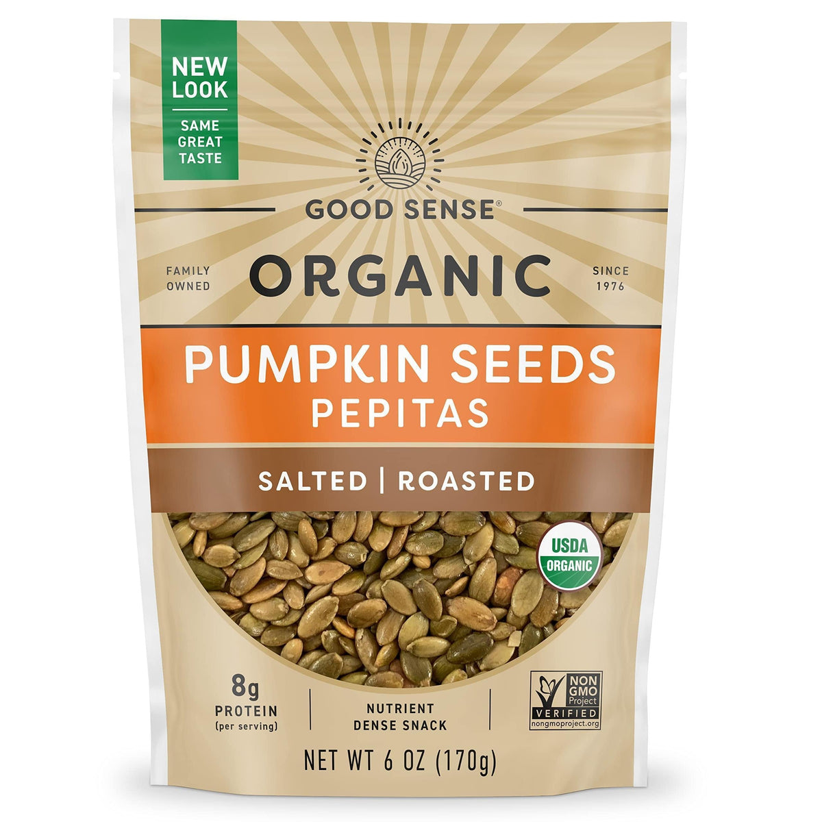 usda certified organic pumpkin seeds (pepitas)