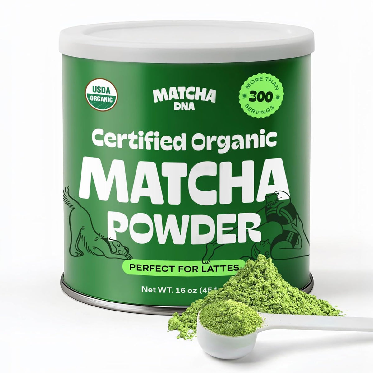 usda certified organic pure matcha green tea powder