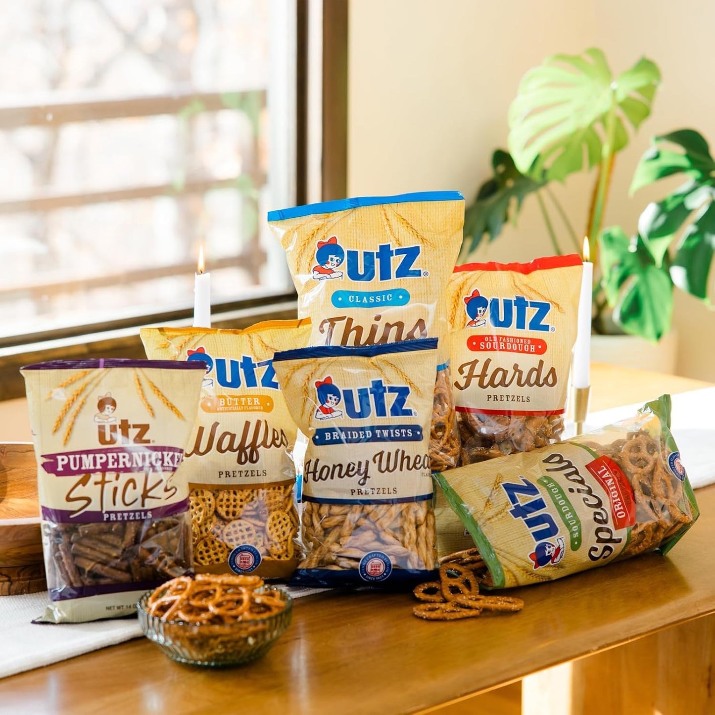 Utz Sourdough Pretzel Nuggets 52 oz Barrel – Bite-Size Lunchbox Snack for Kids' School Meals and After-School Munching