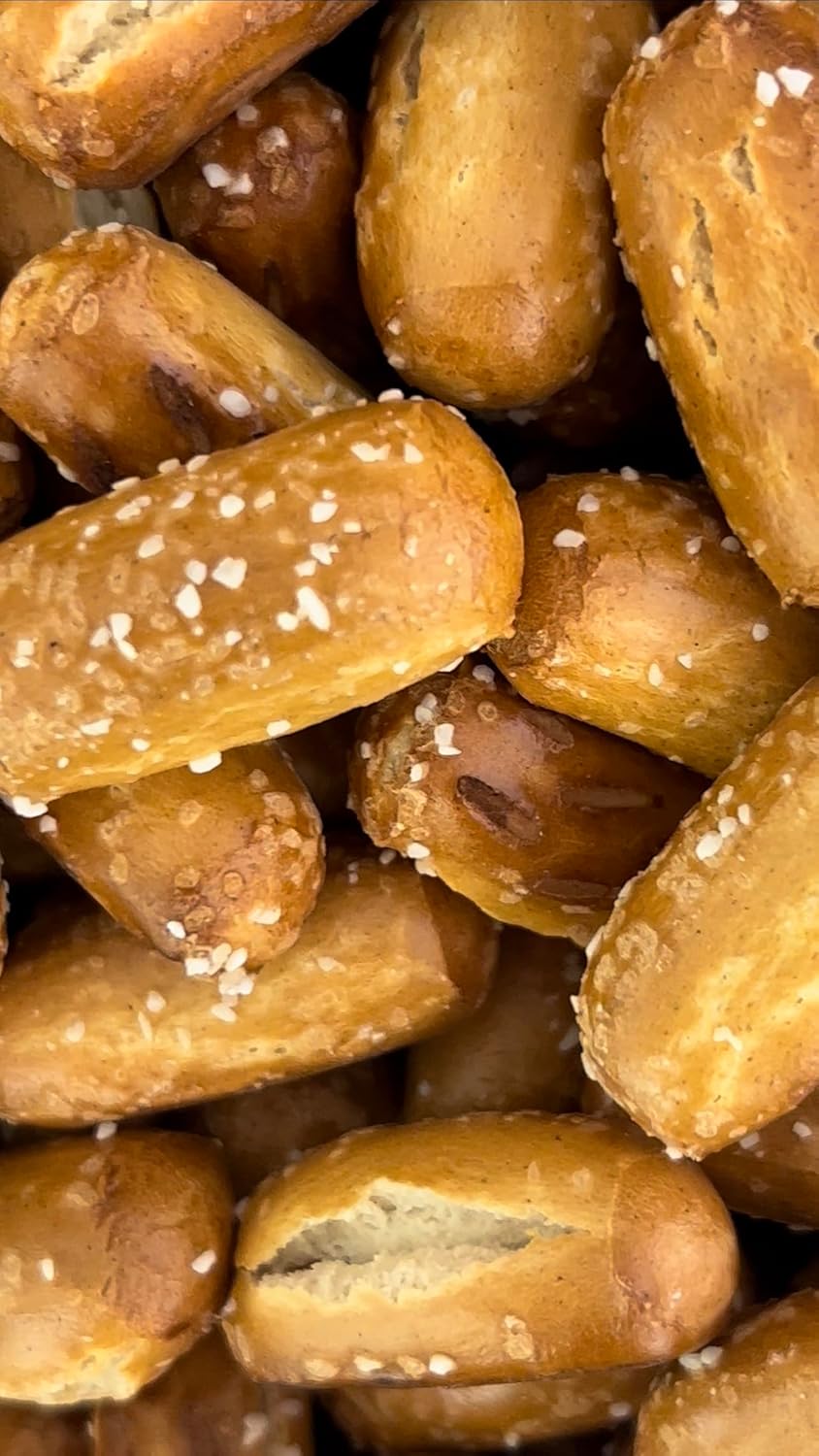 Utz Sourdough Pretzel Nuggets 52 oz Barrel – Bite-Size Lunchbox Snack for Kids' School Meals and After-School Munching