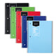 Assorted Solid Colors - Wide Ruled 5-pack