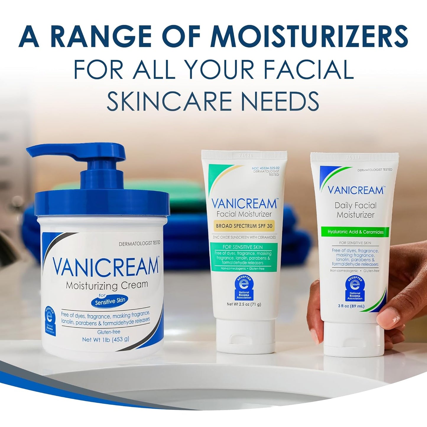 Vanicream Daily Facial Moisturizer SPF 30 – Calming Morning Skincare Ritual for Sensitive Skin