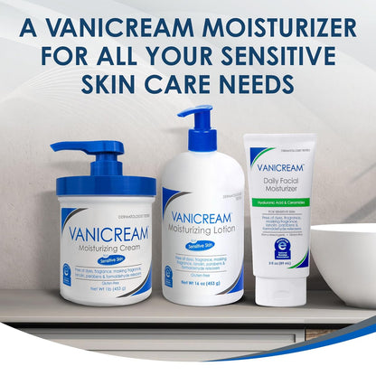 Vanicream Fragrance Free Lotion – Mindful Bath and Bedtime Moisturizer for Reactive Skin