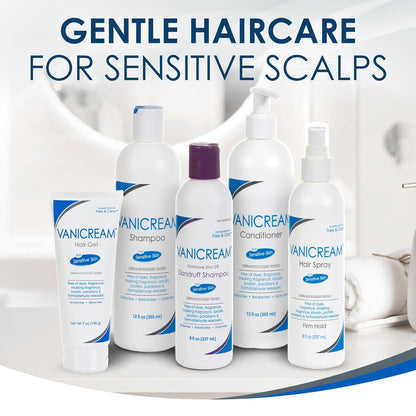 Vanicream Hair Shampoo – Sensitive Scalp Self-Care for a Calming Bath Ritual, Fragrance-Free Daily Cleanser