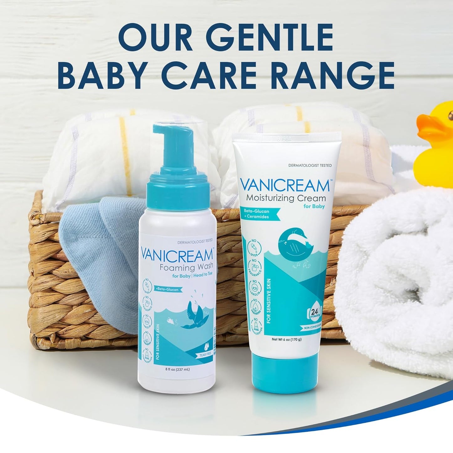 Vanicream Moisturizing Cream for Baby – Gentle Nursery Skincare for Newborns, Infants, and Toddlers with Sensitive Skin