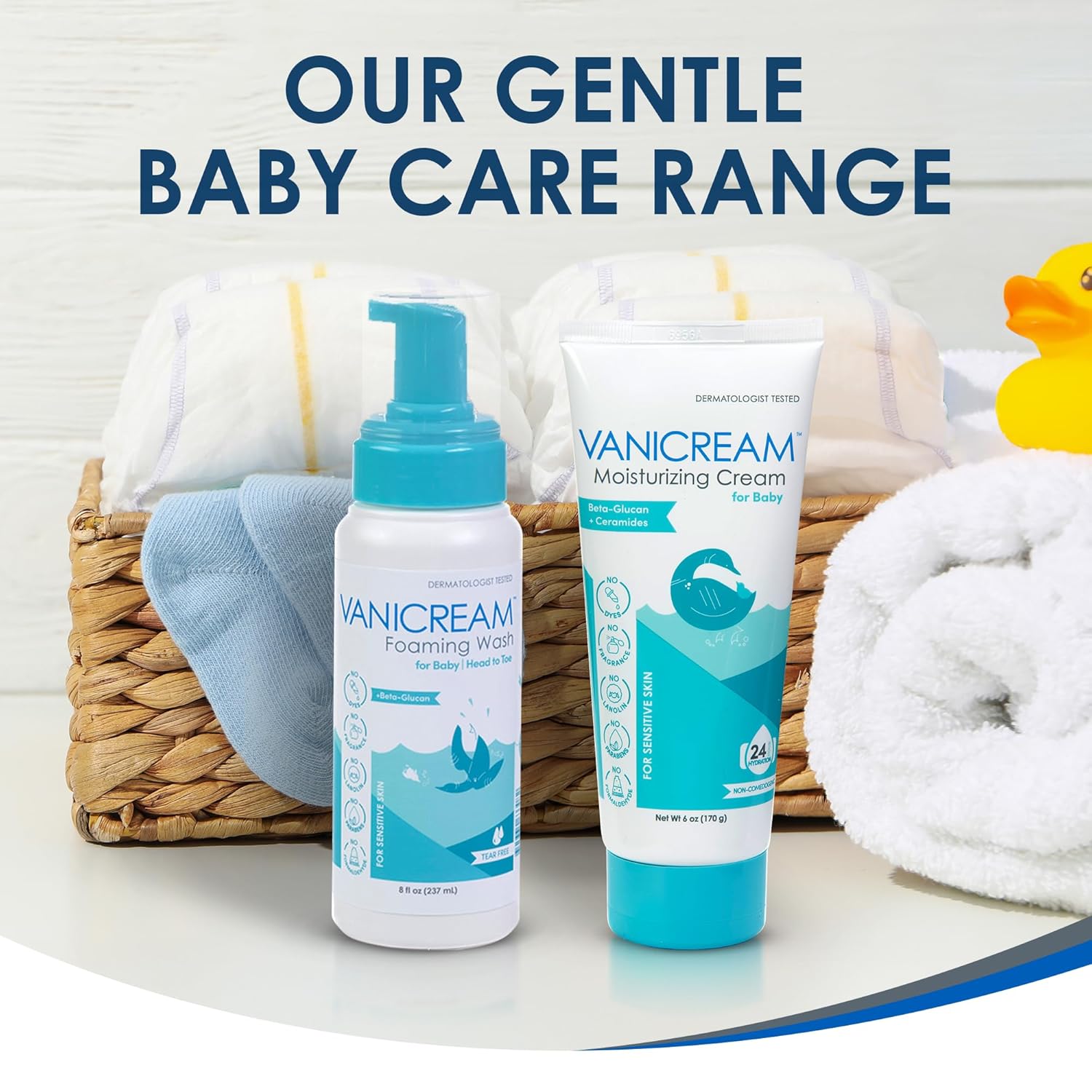 Vanicream Moisturizing Cream for Baby – Gentle Nursery Skincare for Newborns, Infants, and Toddlers with Sensitive Skin