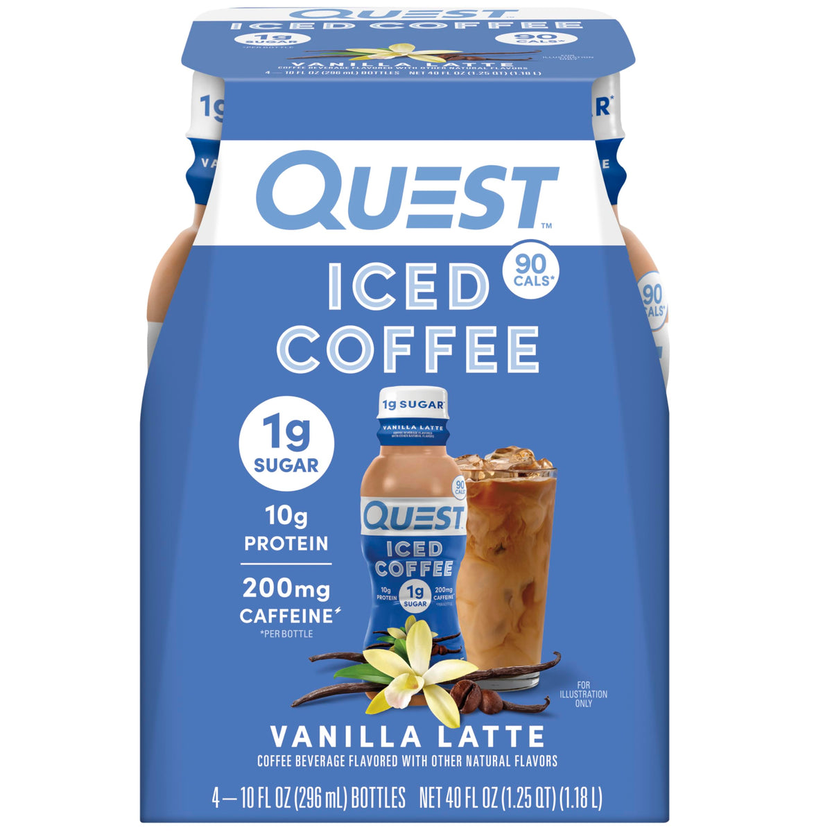 Vanilla Latte - 2.5 Fl Oz (Pack of 4)