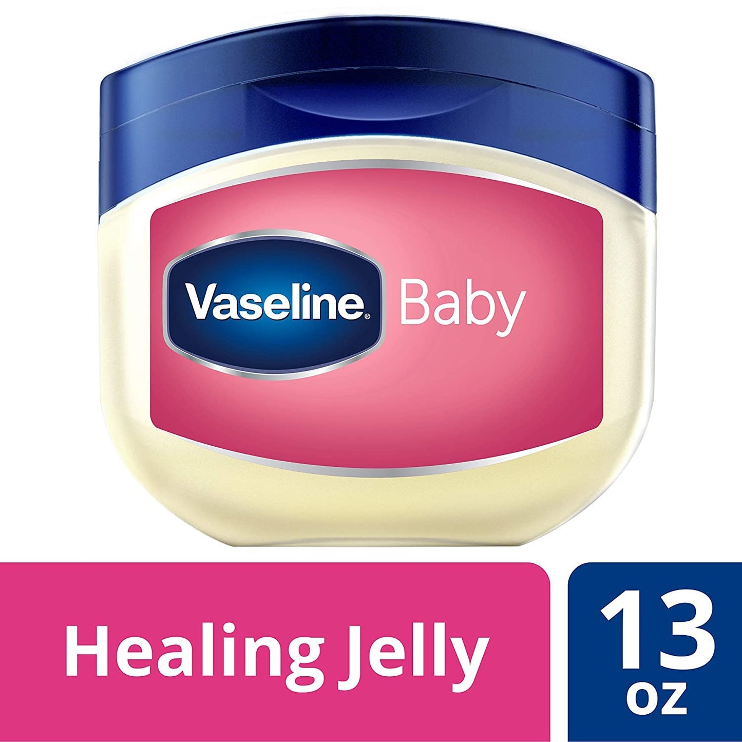 Vaseline Baby Petroleum Jelly 4-Pack – Soothing Post-Bath Moisture Lock for Calming Baby Skincare Rituals