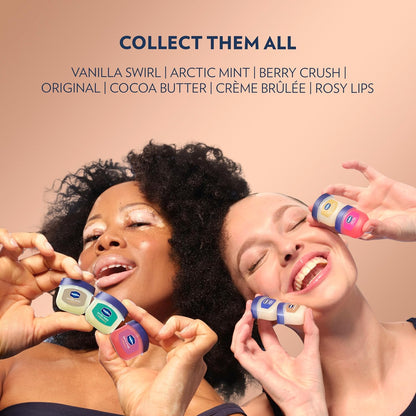 Vaseline Cocoa Butter Mini Lip Balm 2 Pack – Bedtime Wind-Down Lip Ritual, Overnight Hydrating Therapy