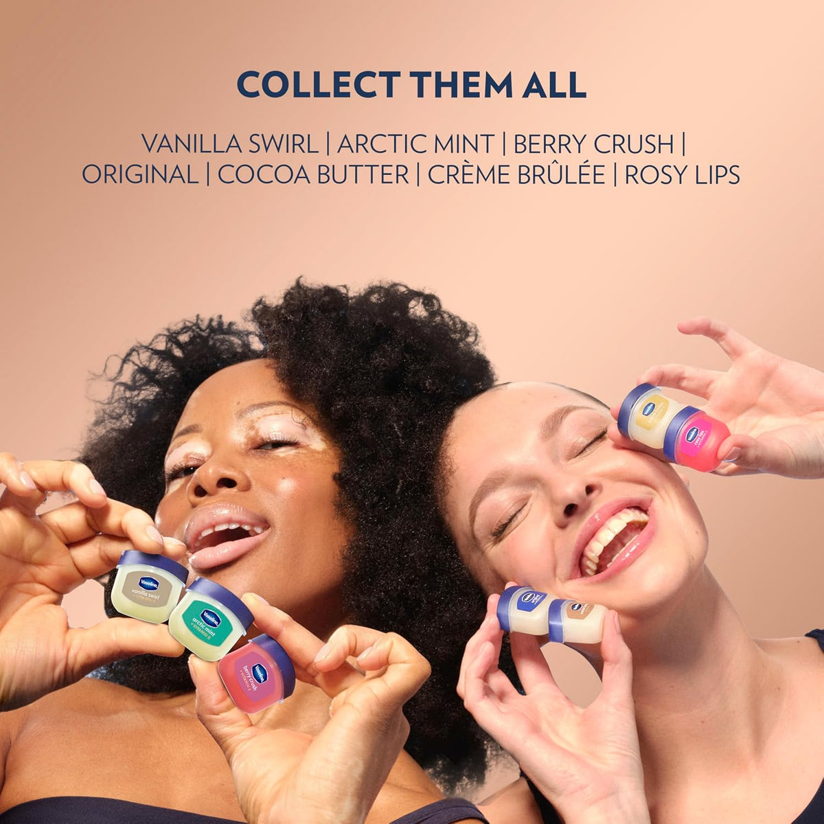 Vaseline Cocoa Butter Mini Lip Balm 2 Pack – Ready-to-Give Housewarming Present, Travel Size Healing Balm