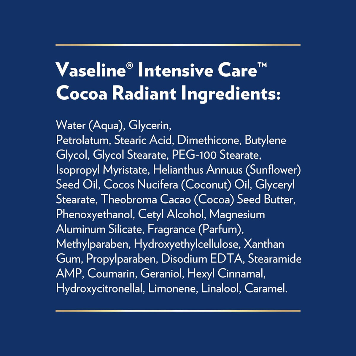 Vaseline Intensive Care Cocoa Radiant Body Lotion – Thoughtful Self-Care Gift for Mom, Women, and Friends on Any Occasion