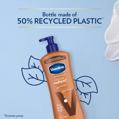 Vaseline Intensive Care Cocoa Radiant Body Lotion – Thoughtful Self-Care Gift for Mom, Women, and Friends on Any Occasion