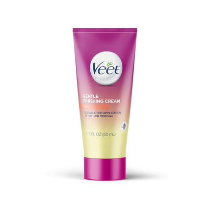 Veet 3-Minute Facial Hair Removal Cream with Aloe Vera – Sensitive Skin Self-Care Ritual for Women, Gentle Upper Lip and Chin Hair Removal