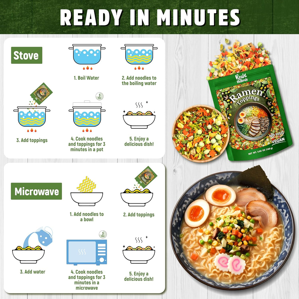 VeggieRush Seven-Veggie Topper – Wholesome Sprinkle for Clean Eating and Wellness Routines