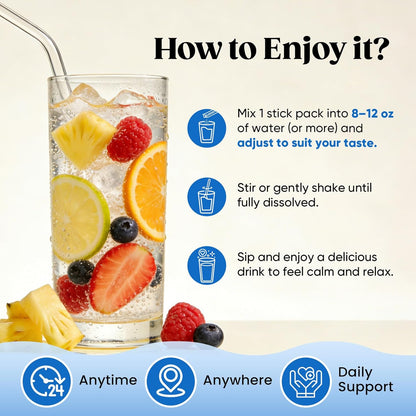 Venture Pal Calm Drink Mix – Thoughtful Wellness Gift for Mom, Stress Relief Adaptogen Sleep Aid Present