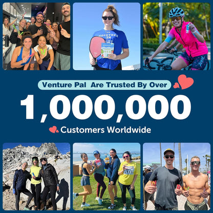 Venture Pal Electrolyte Powder Packets – Portable Hydration for Hiking Trails, Campsites and Long Road Trips