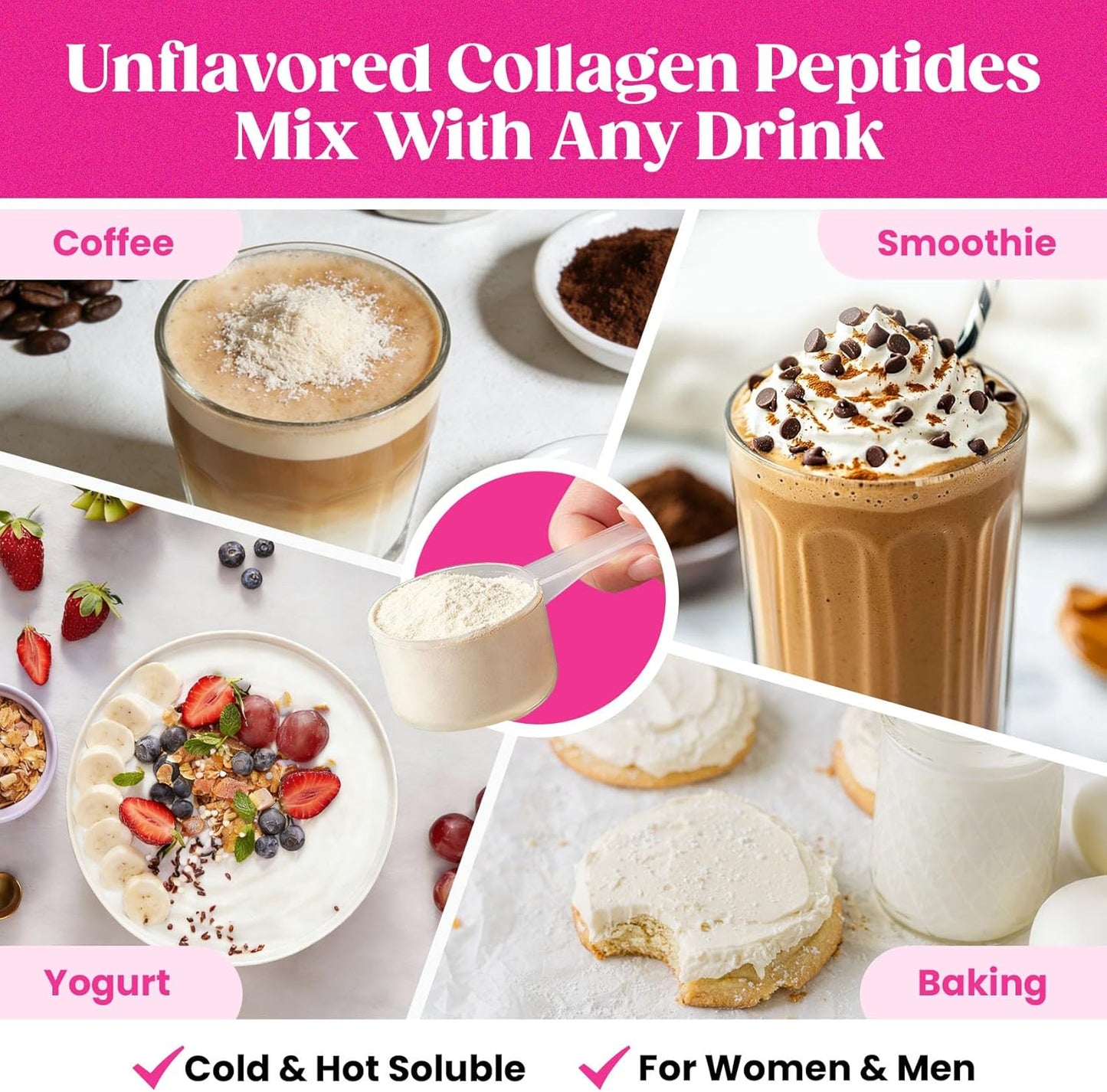 Venture Pal Multi Collagen Powder – Thoughtful Birthday Gift for Her, Premium Beauty and Joint Support