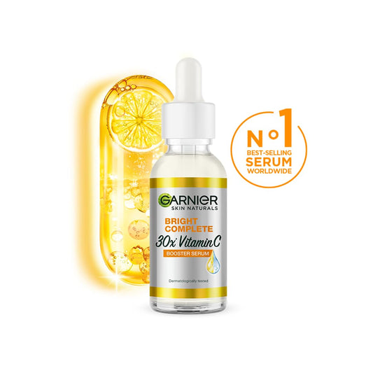 vitamin c concentration 30x higher than garnier bright complete face cream