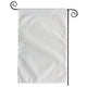 Solid White-DIY Blank Garden Flag 12x18 Inch
