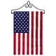 American Garden Flag with Hanger