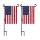 American Garden Flag with Stand-2 Pack