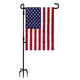American Garden Flag with Heavy Stand