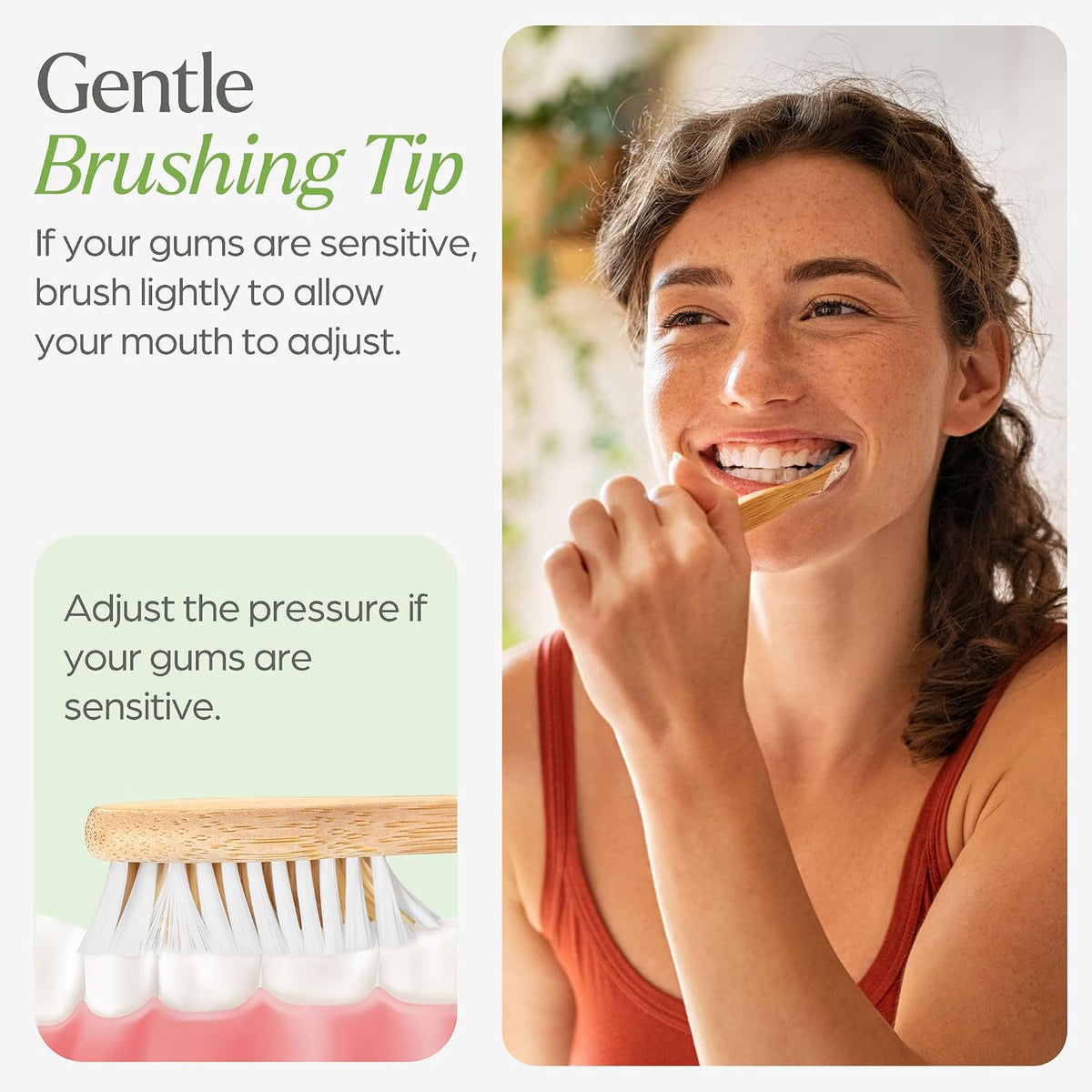 VIVAGO Bamboo Toothbrushes 30 Pack – Gentle Oral Care for Sensitive Mouths Recovering From Dental Procedures