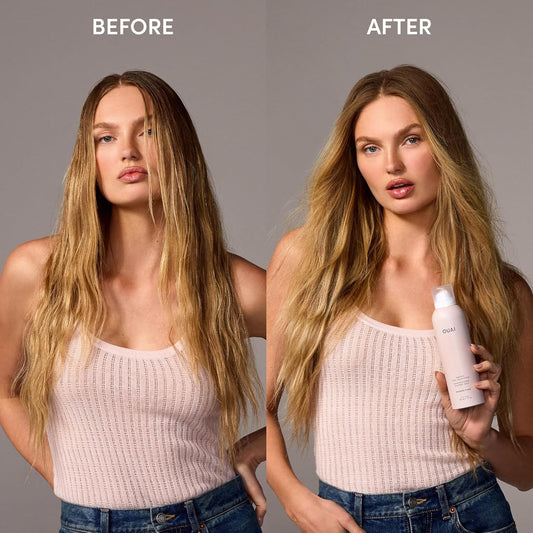 volumizing aerosol spray that lifts roots and adds texture