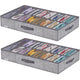 2 Shoes (16+16 Cells) Linen-like Grey