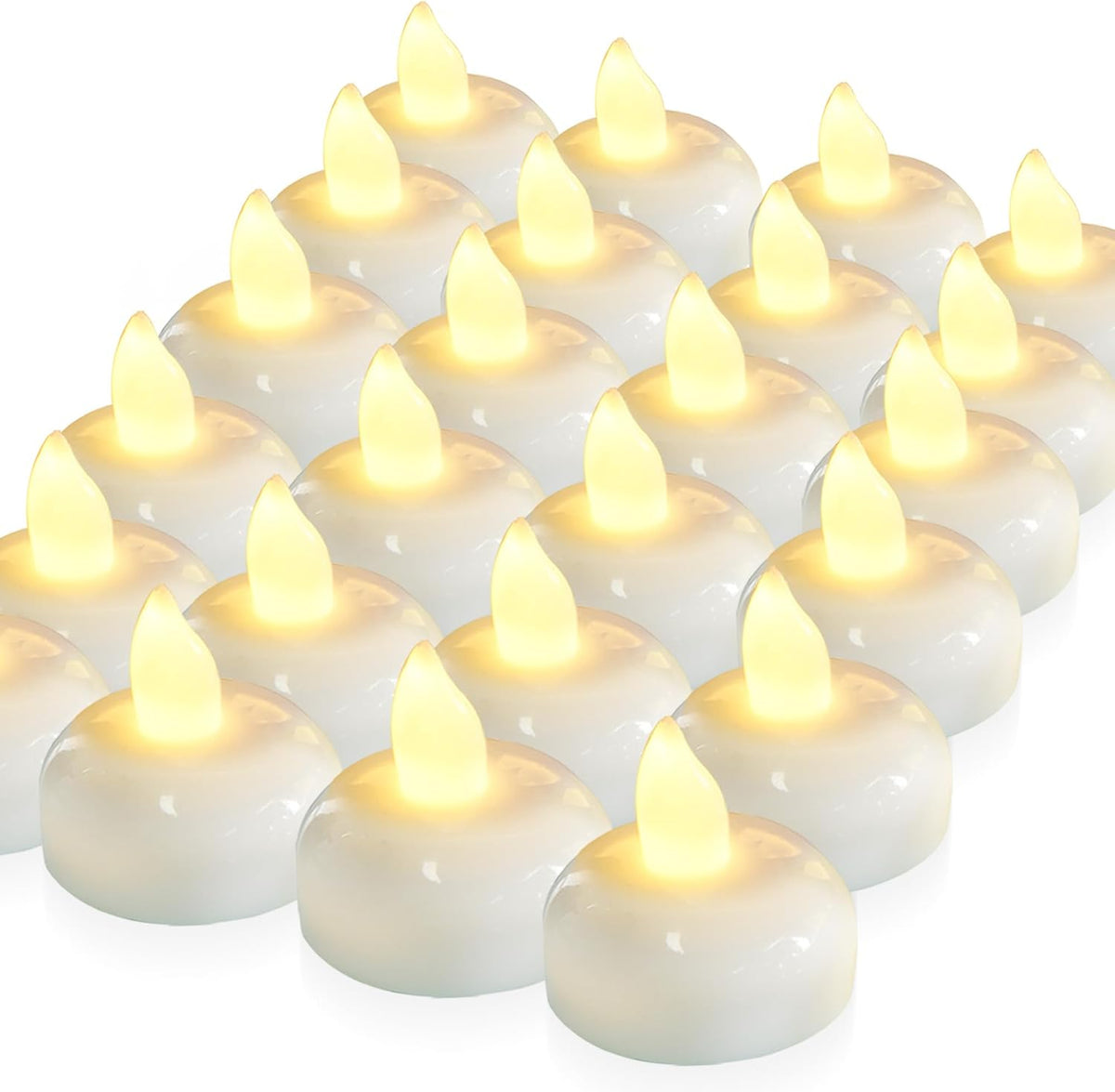 water-activated sensor technology (lights on in water, off when removed)