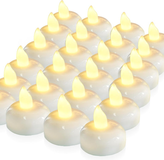 water-activated sensor technology (lights on in water, off when removed)