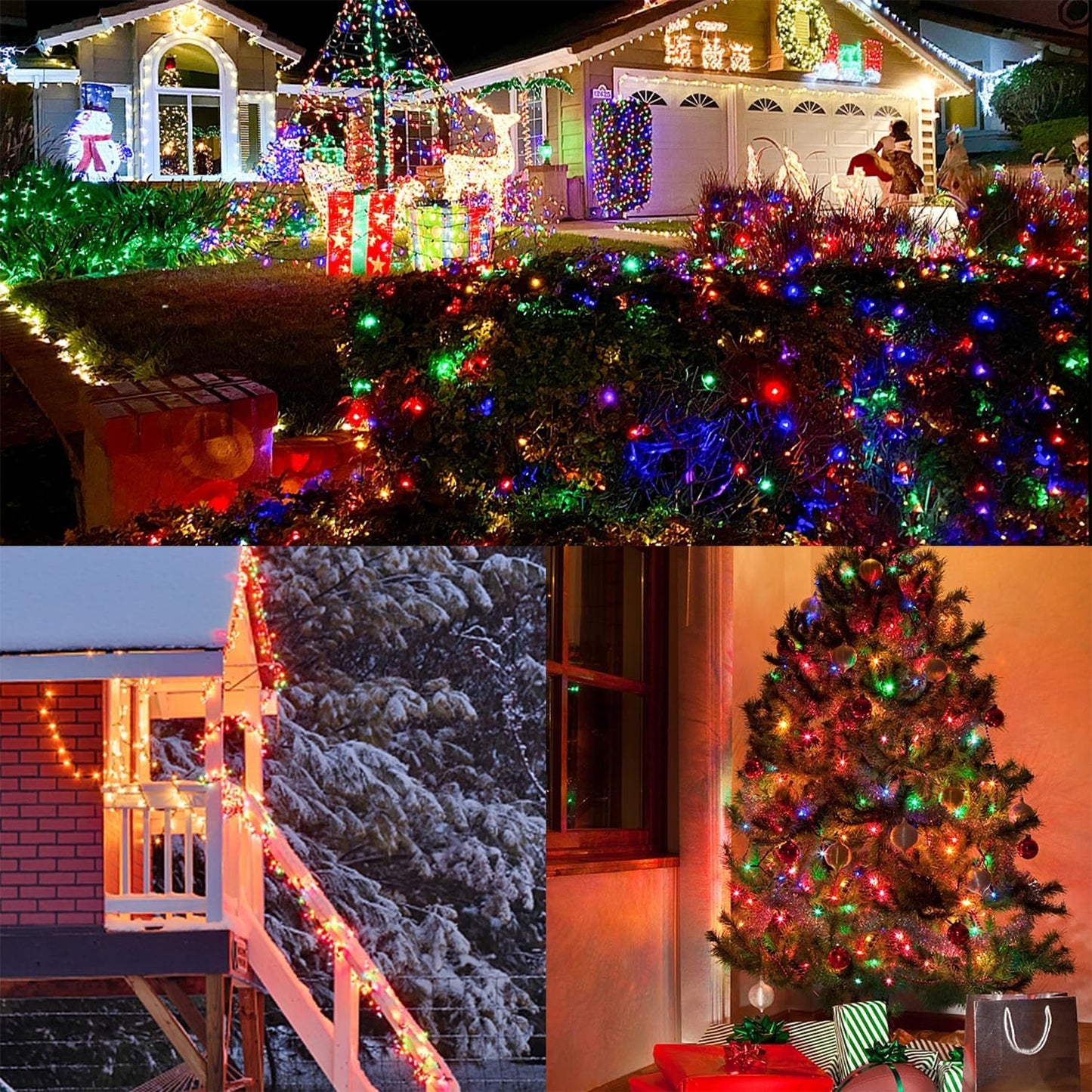 WATERGLIDE 1000 LED String Lights 328ft – Cozy Living Room & Bedroom Aesthetic, 8 Modes Remote Fairy Lights