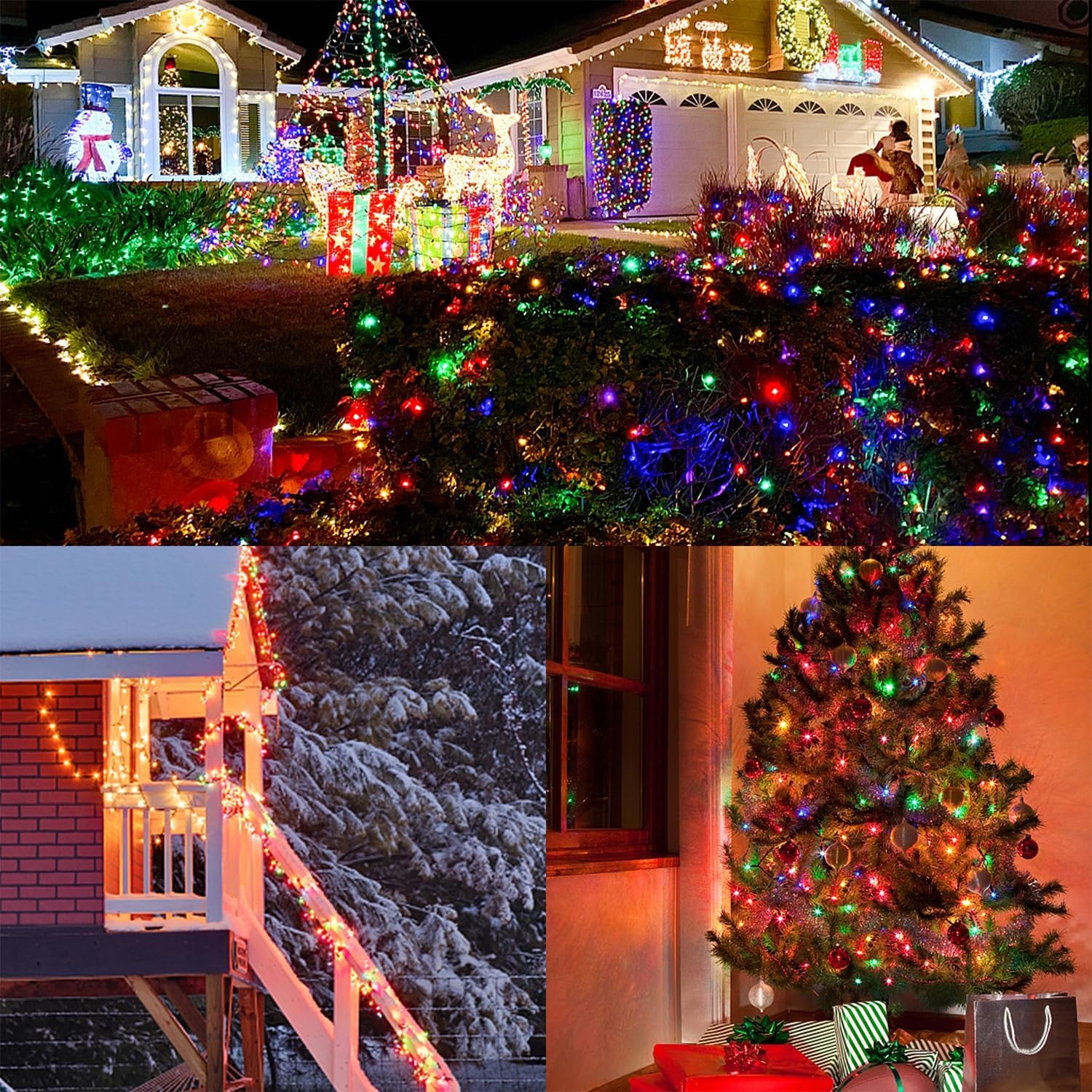 WATERGLIDE 1000 LED String Lights 328ft – Cozy Living Room & Bedroom Aesthetic, 8 Modes Remote Fairy Lights