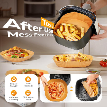 waterproof and oil-proof barrier that prevents grease seepage onto the fryer basket