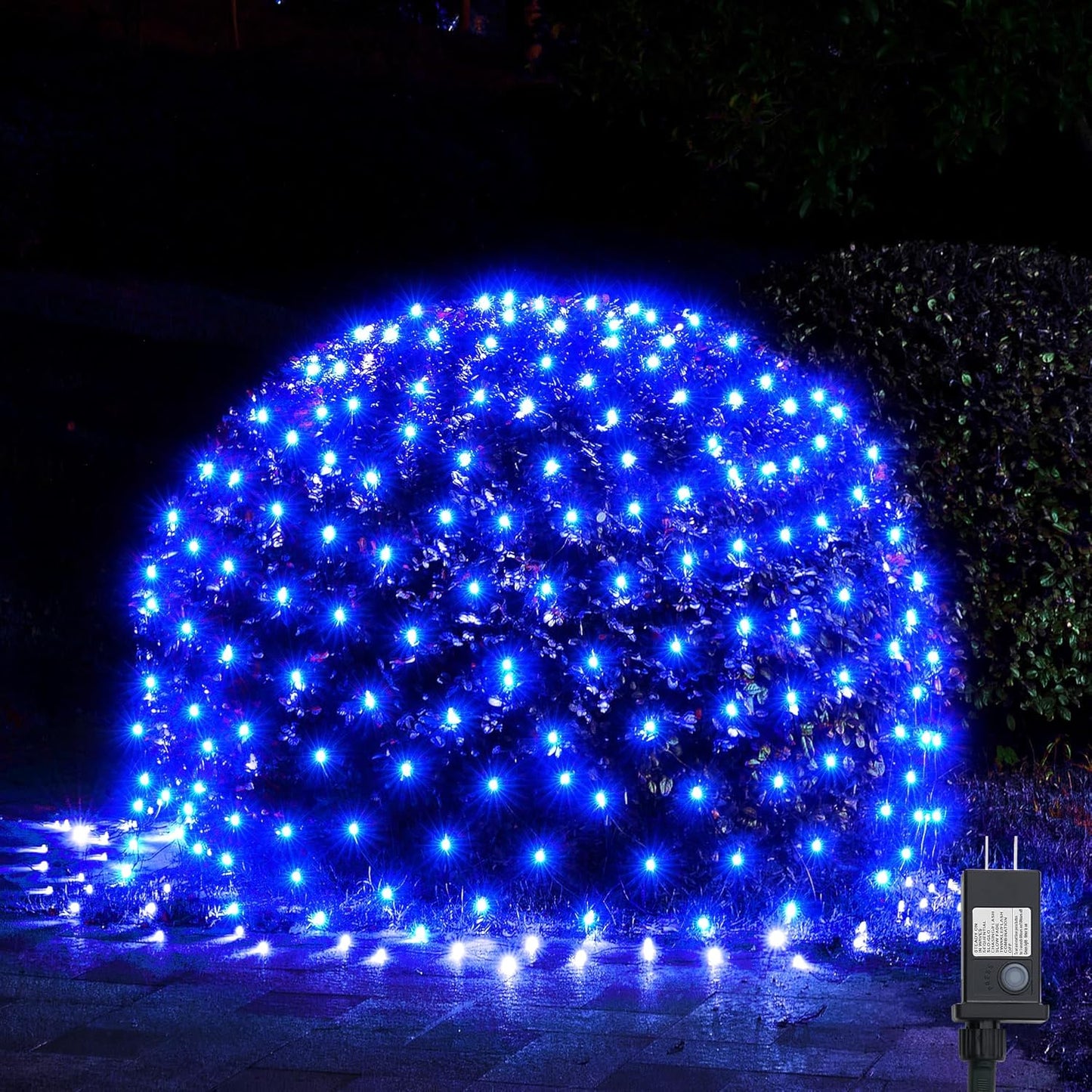 WBao Christmas Net Lights – 8 Lighting Mode Mesh Lights for Cozy Living Room Holiday Decor