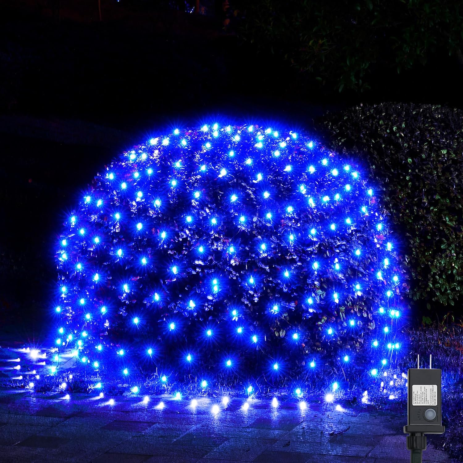 WBao Christmas Net Lights – 8 Lighting Mode Mesh Lights for Cozy Living Room Holiday Decor
