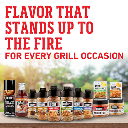 Weber Chicago Steak Seasoning – Outdoor Grill Shaker for Backyard BBQ Flavor
