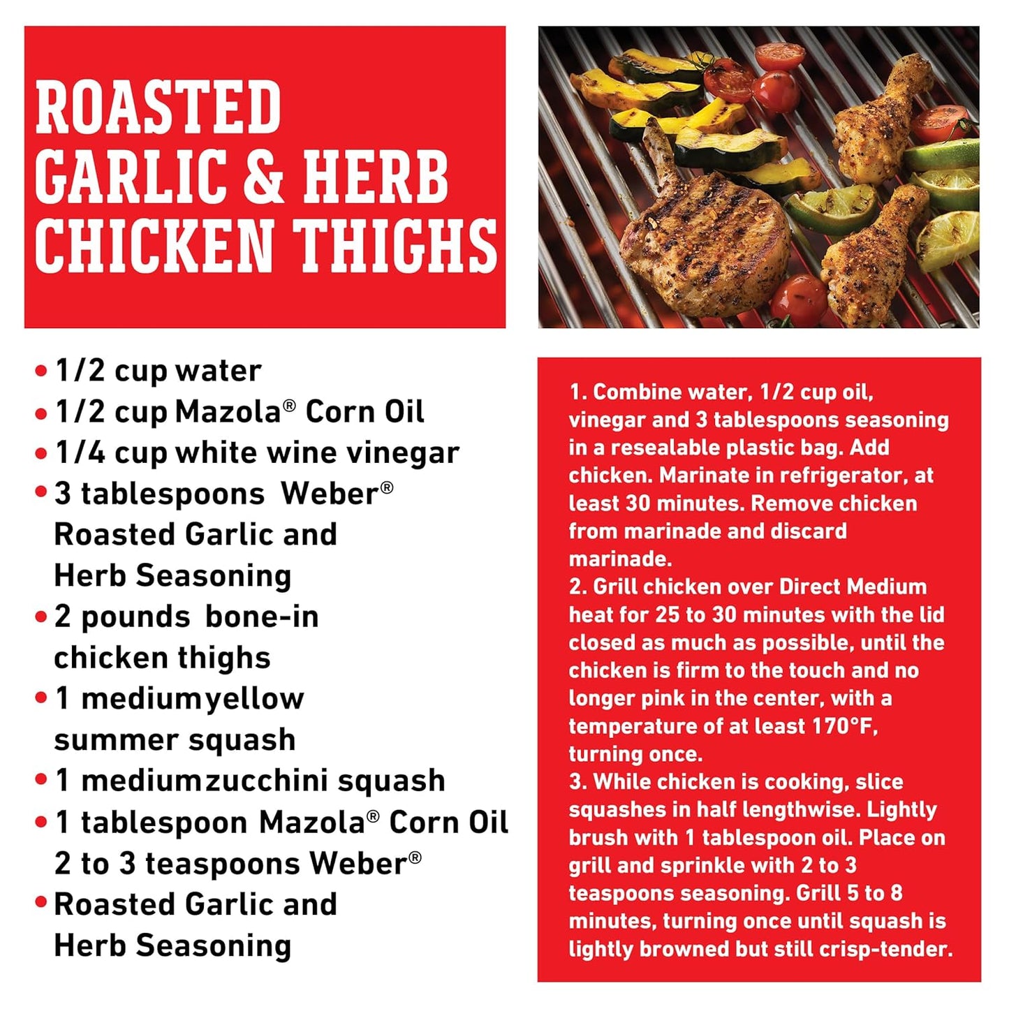 Weber Roasted Garlic & Herb Seasoning – Portable 2.75 oz Shaker for Backyard Grilling and Campfire Cookouts
