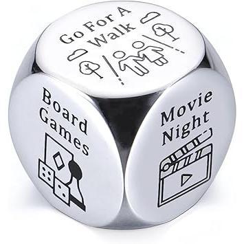 WeddingGiftPro Food Decision Dice – White Elephant Gag Gift for Adults, Date Night Pickle