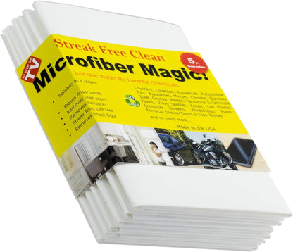 wedge-shaped microfiber fibers that scoop and trap dirt magnetically