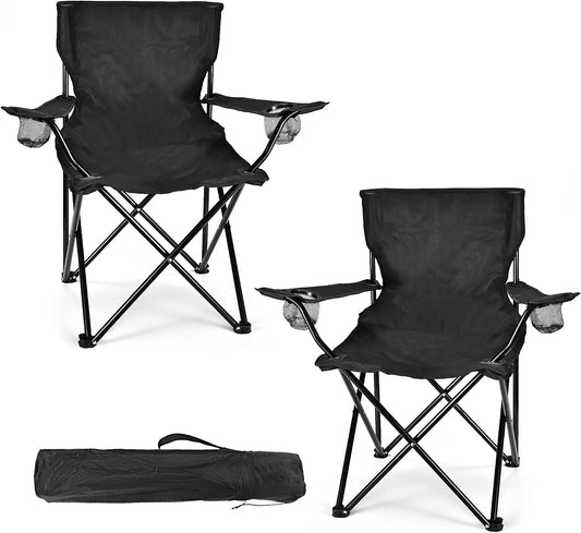 weighs only 3.6 lbs per chair with included carry bag for easy transport